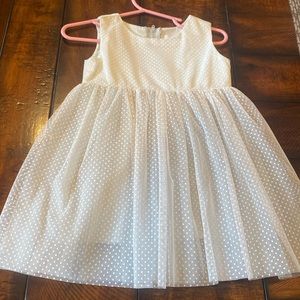 Popatu dress 18 months dress, mint green with white polka dots